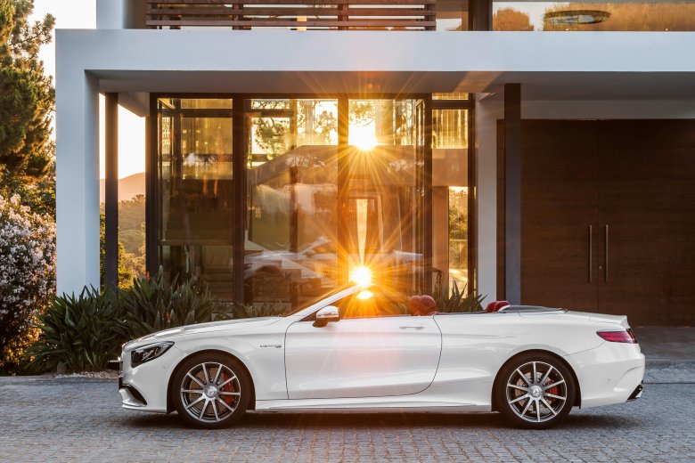Mercedes s63 amg cabriolet белый