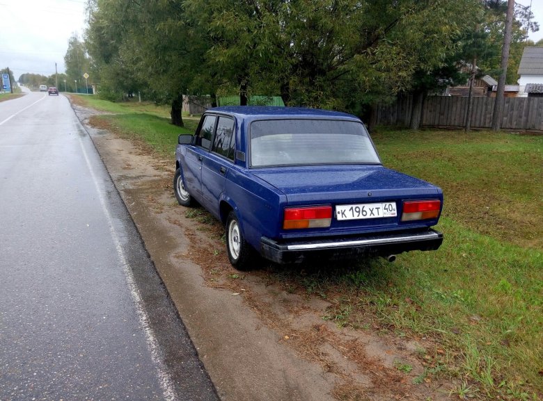 Ваз 2107 синяя полночь