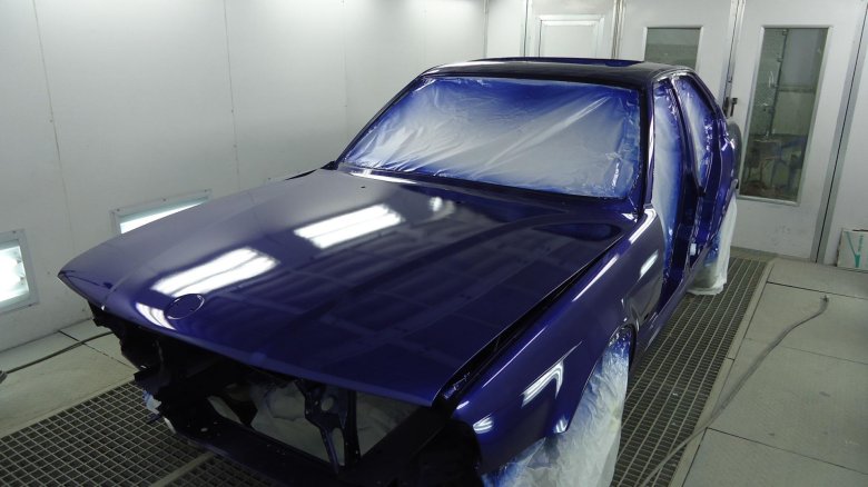 Покраска бмв е34