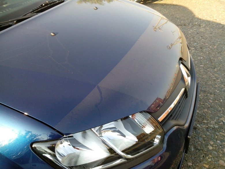 Рено логан синий металлик