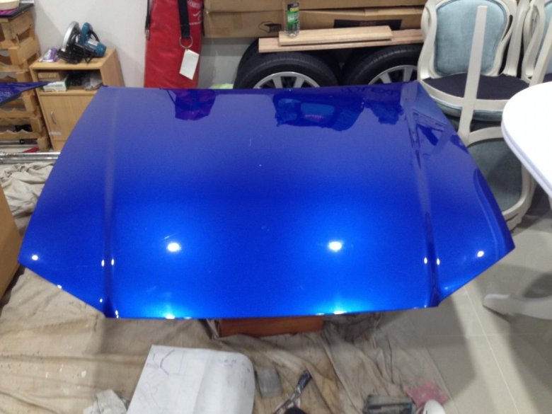 Покраска капота авто