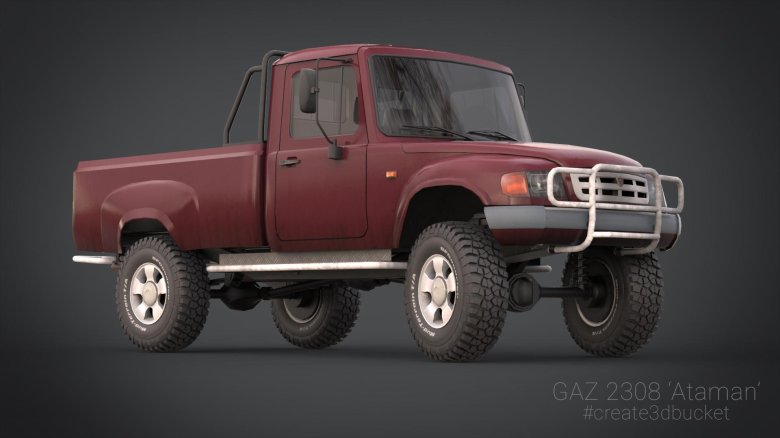 Пикап газ 2308 атаман