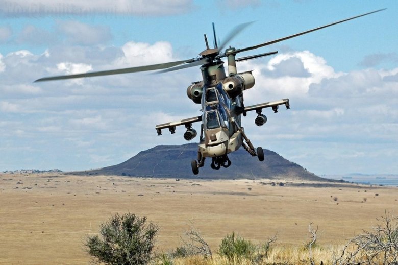 Южноафриканский вертолёт denel ah-2 rooivalk