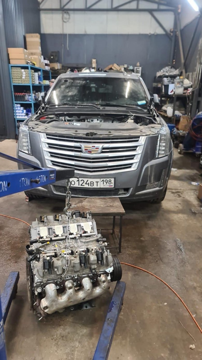 Порядок цилиндров кадиллак эскалейд 6.2