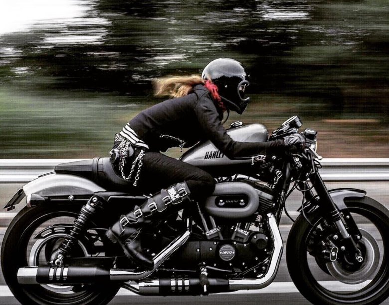 Harley davidson sportster 883 байкер