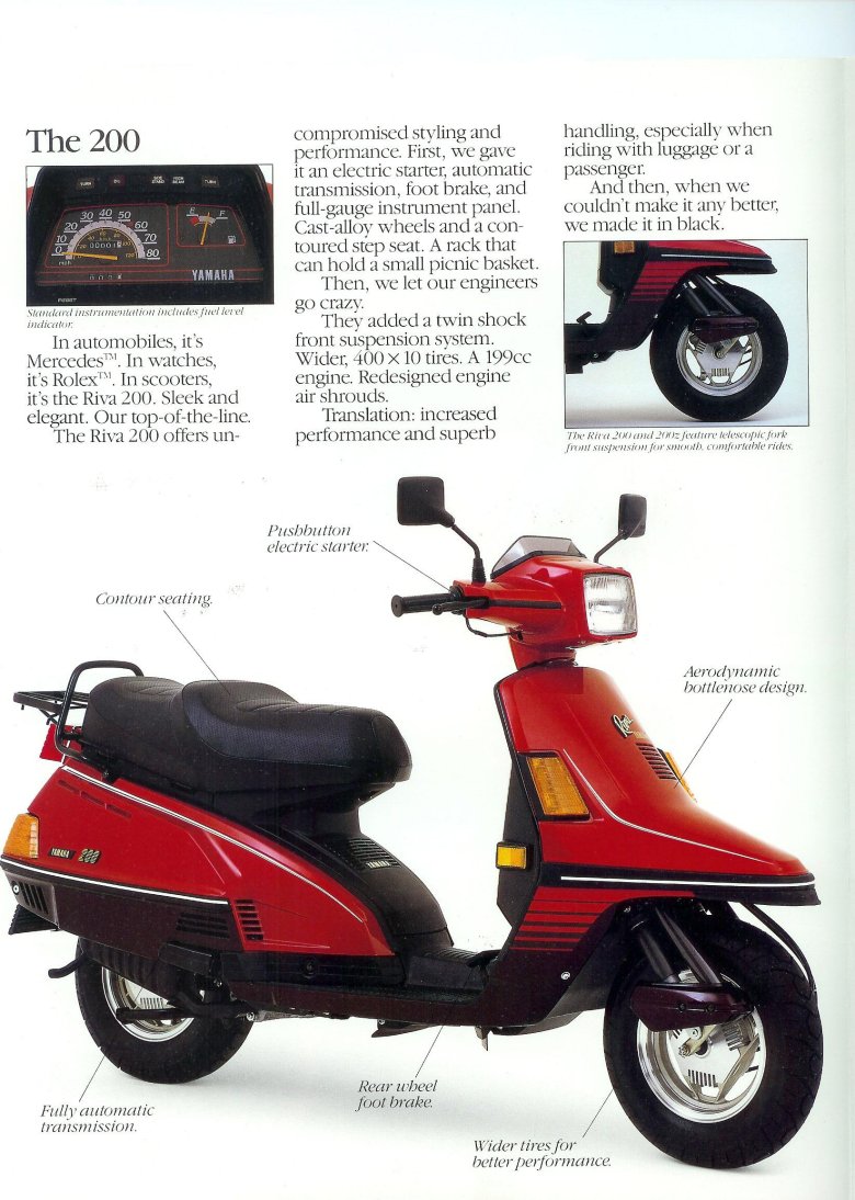 Yamaha riva 125