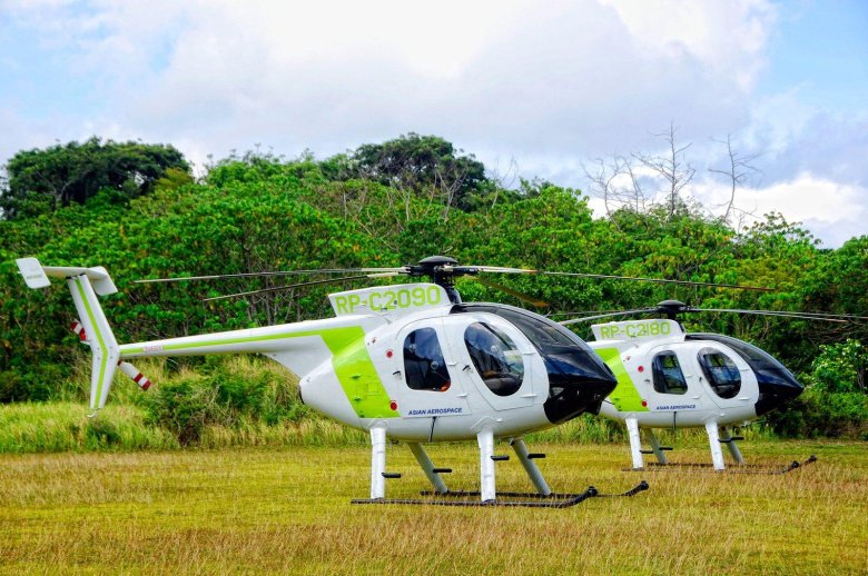 Зеленый вертолет