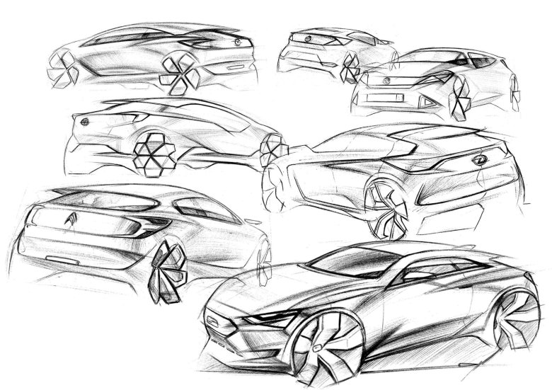 Дизайнерские эскизы автомобилей