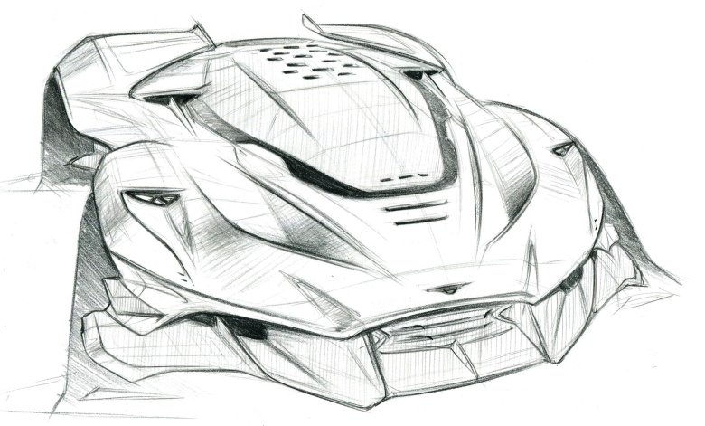 Астон мартин скетч