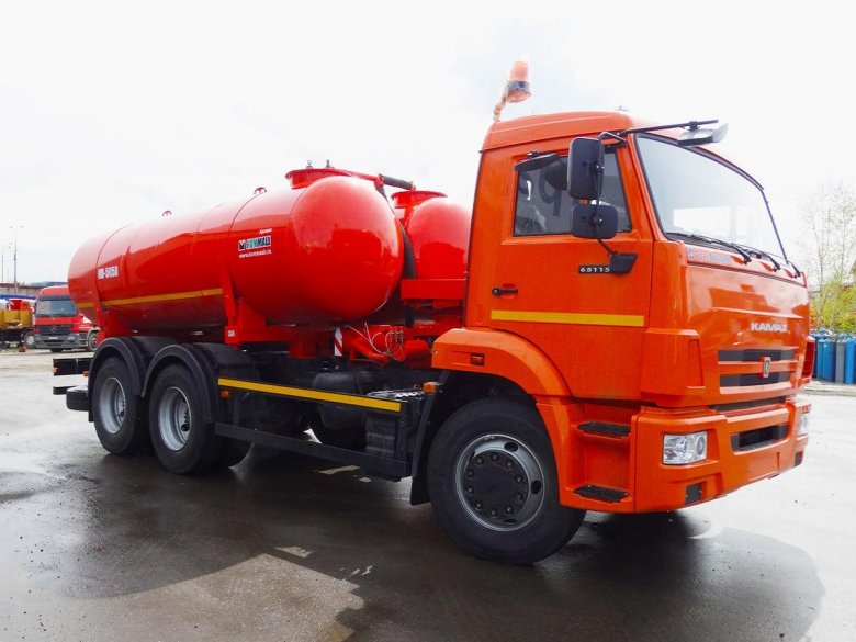 Ко-505б вакуумная машина камаз-65115