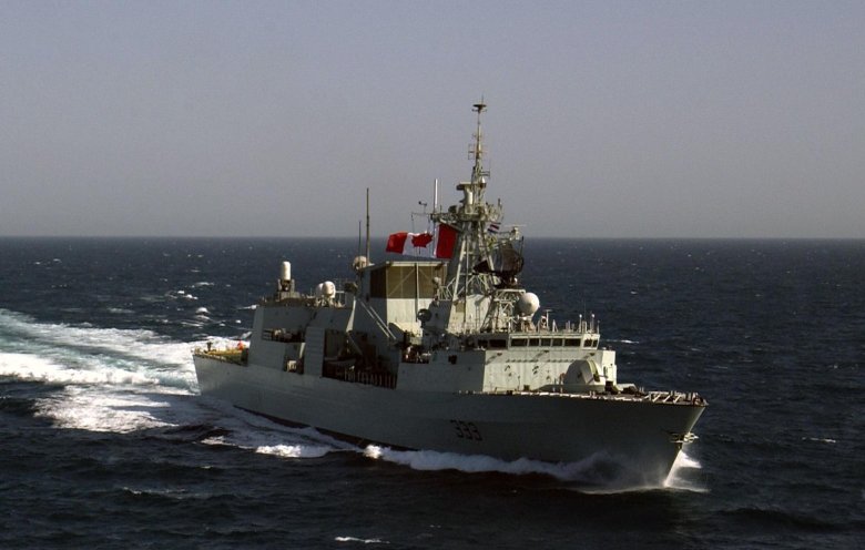 Канадский фрегат hmcs \ waskesiu\