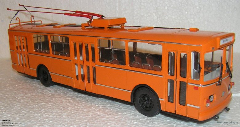 Модель троллейбуса зиу 682