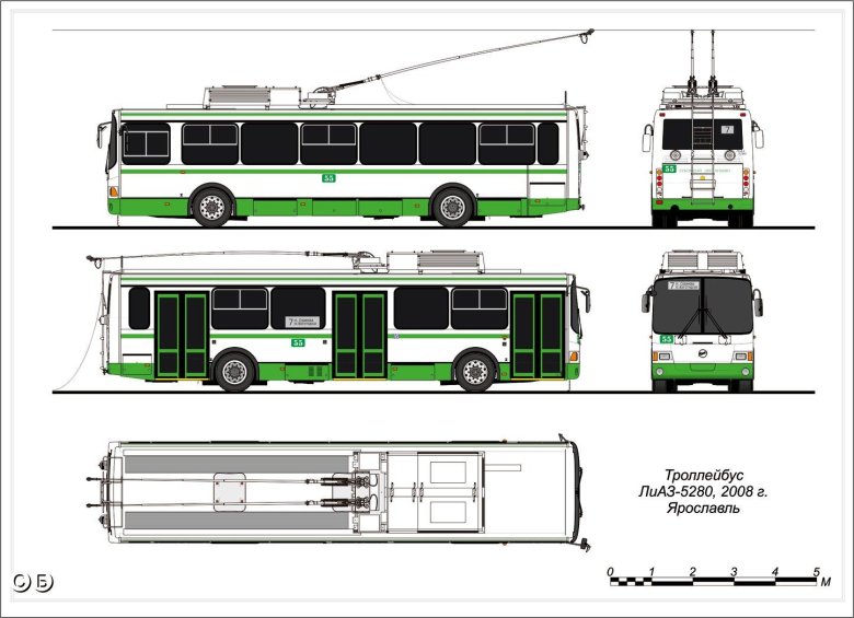 Чертежи троллейбус зиу 682 г
