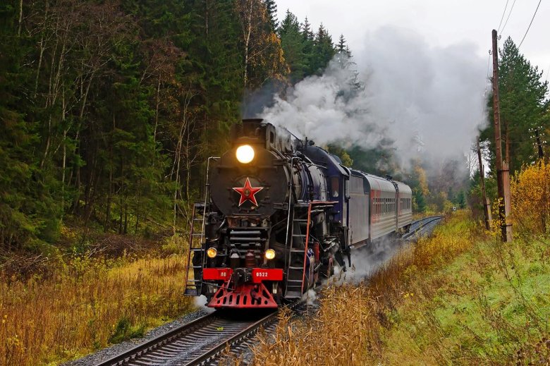 Паровоз рускеальский экспресс