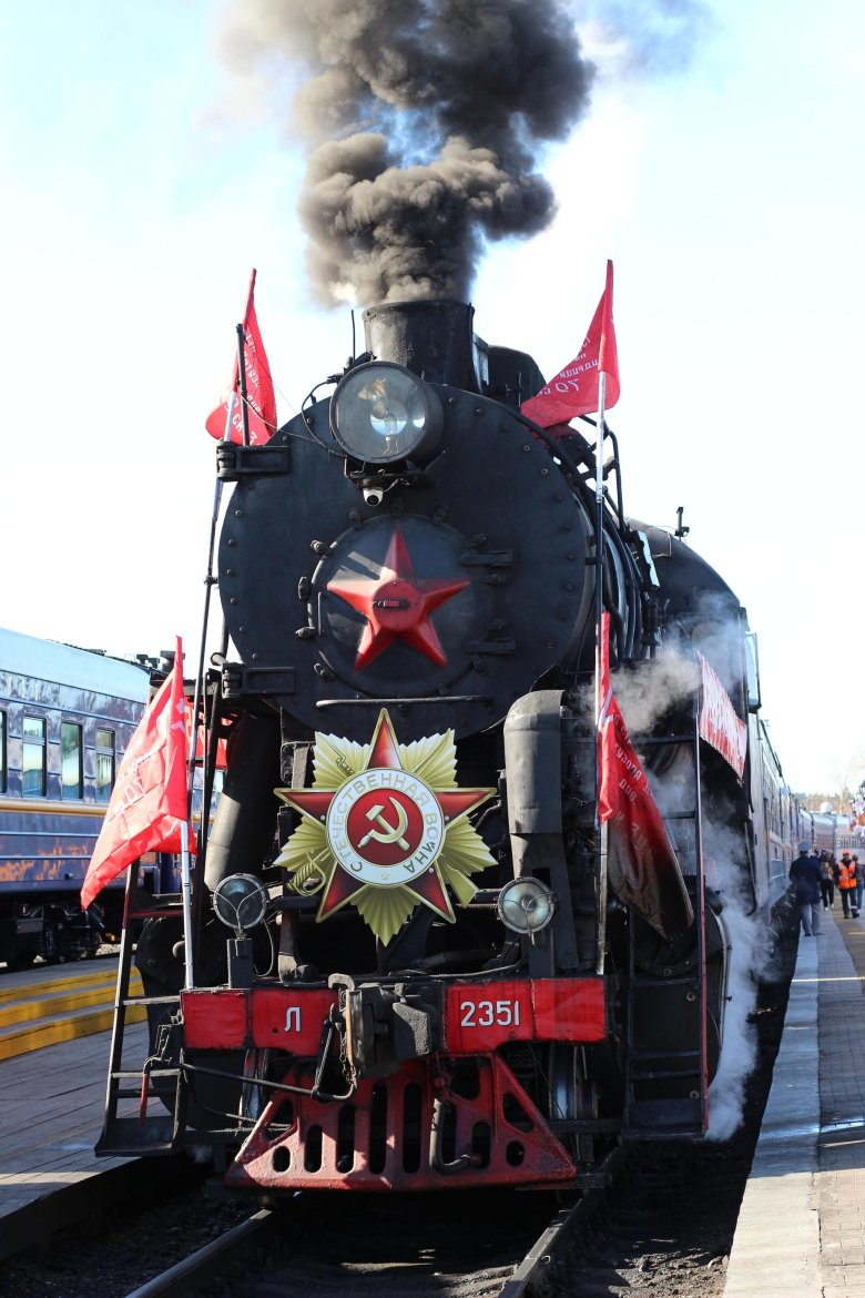 Ретропоезд «воинский эшелон»