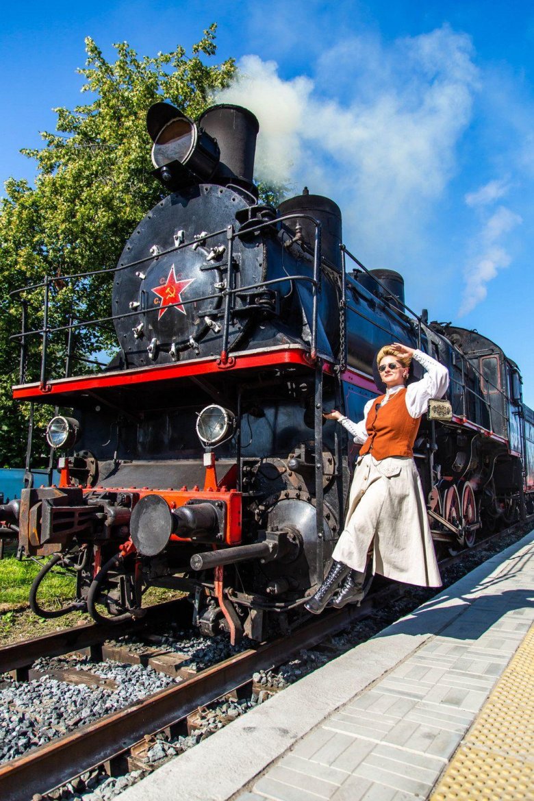 Ретро поезд сортавала рускеала