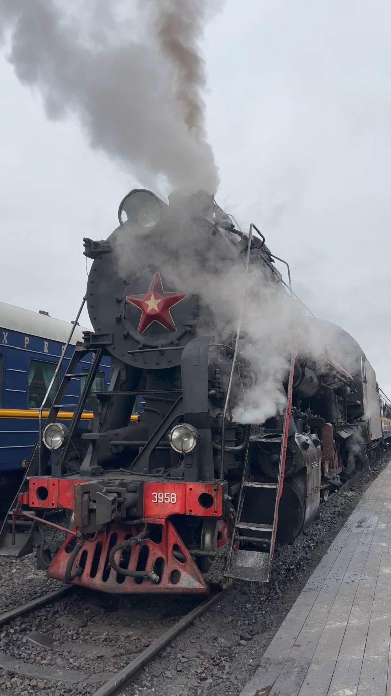 Рускеала поезд ретро