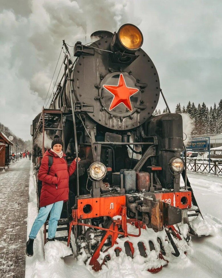 Ретропоезд рускеальский экспресс сортавала рускеала