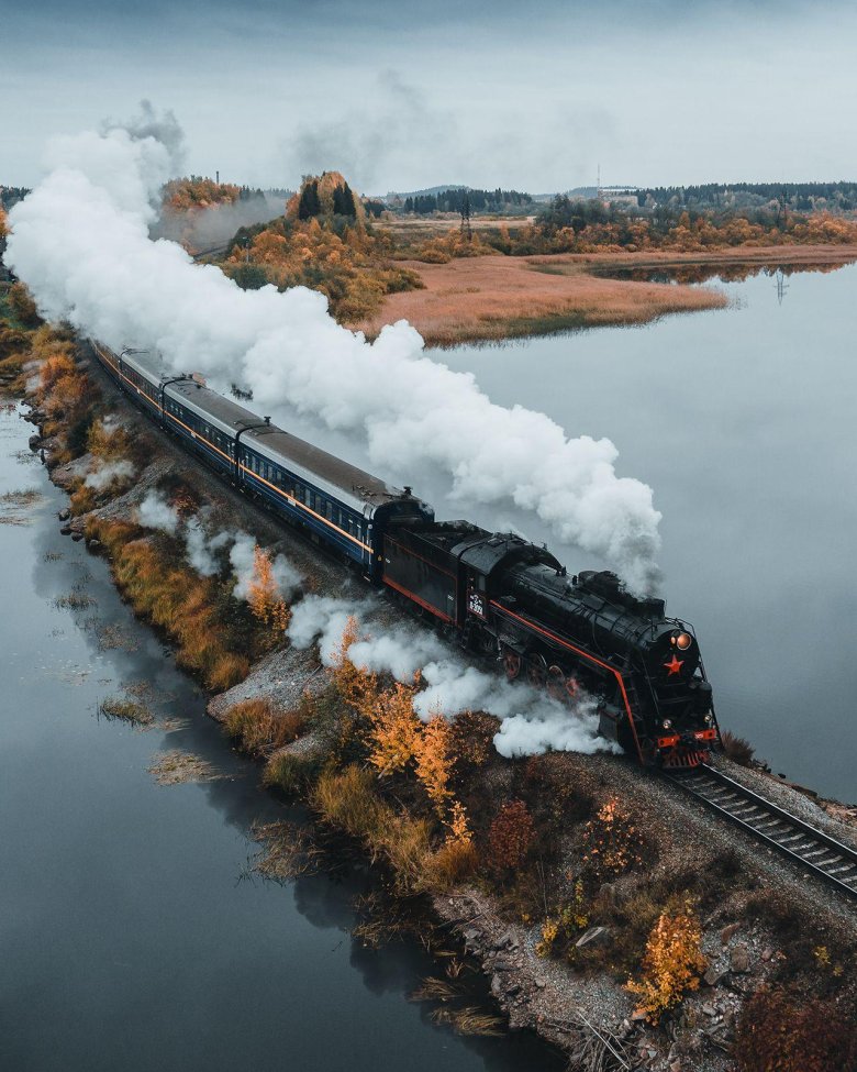 Ретропоезд рускеальский экспресс сортавала рускеала