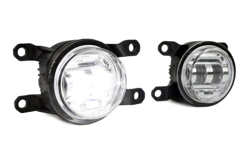 Диодные птф тойота королла 120