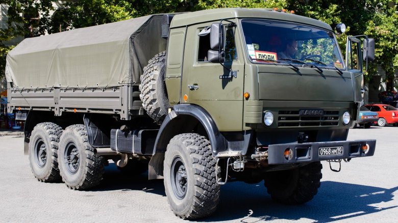 Военный камаз 5350