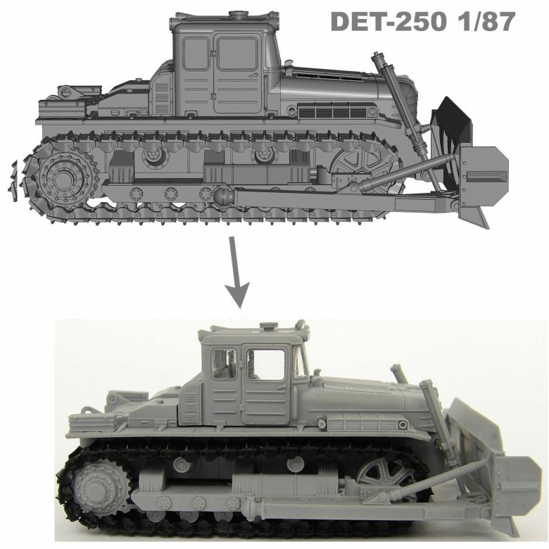 Дэт-250 гусеничный трактор