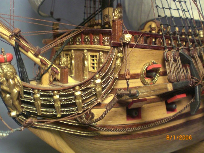 Модель парусника \ le soleil royal. 1669\