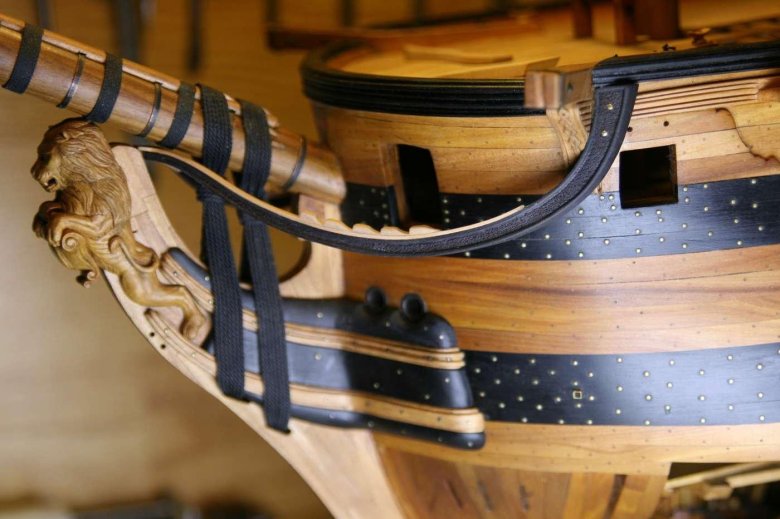 Гальюн на паруснике 17 века