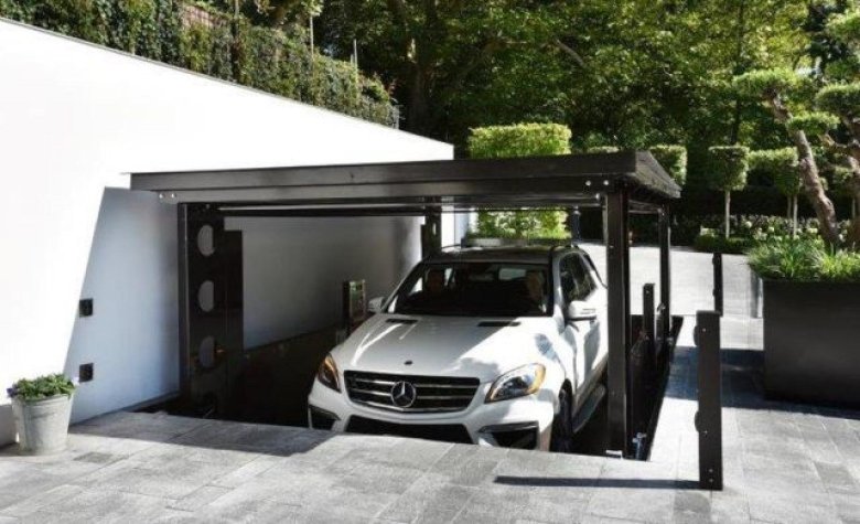 Подземный гараж в частном доме