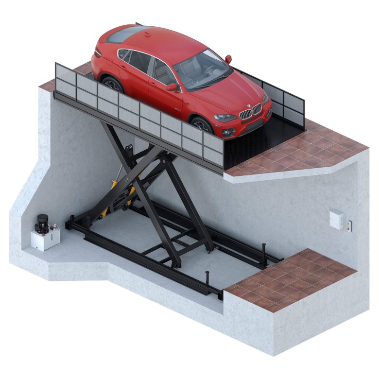 Подземный подъемник для авто