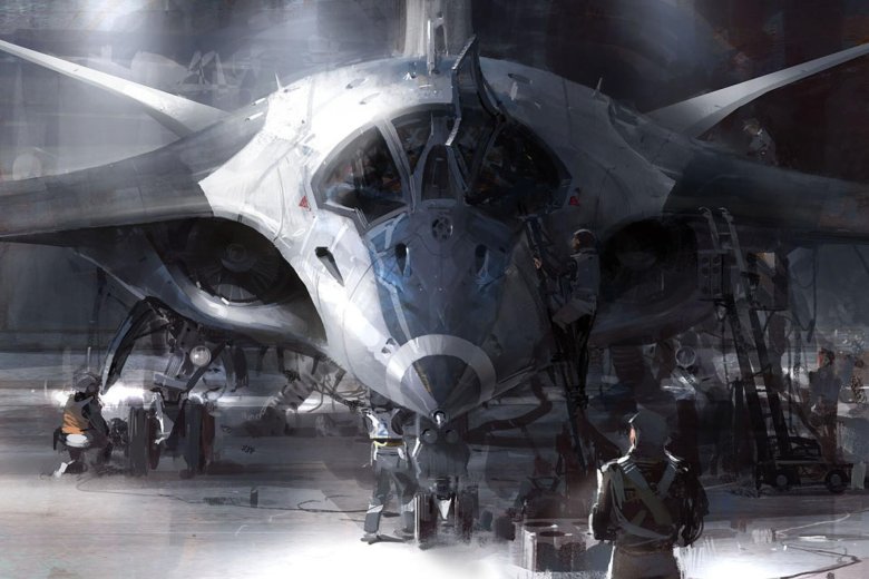 Истребитель будущего арт