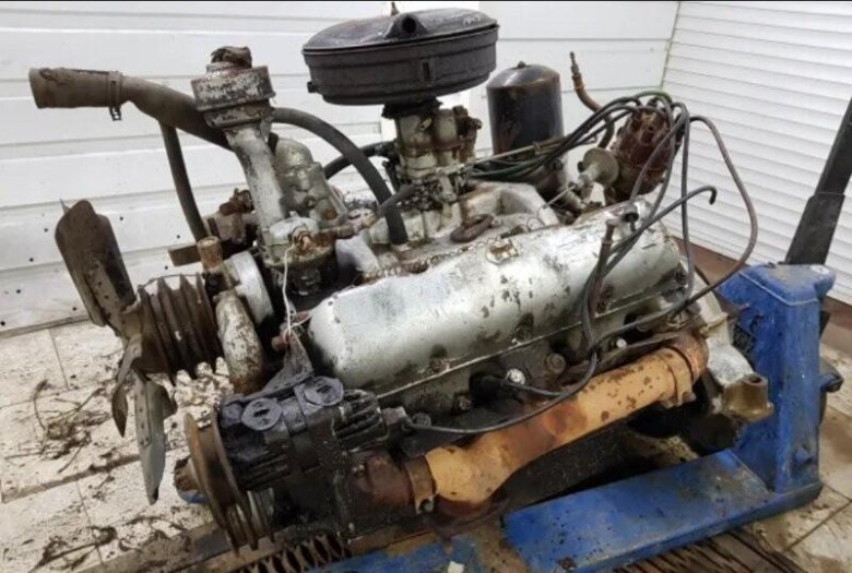 Двигатель газ 66