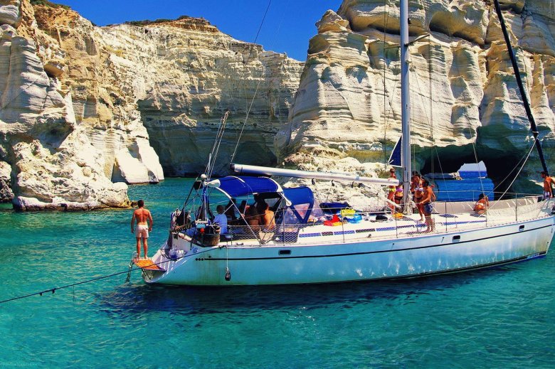 Греция эгейское море бухта