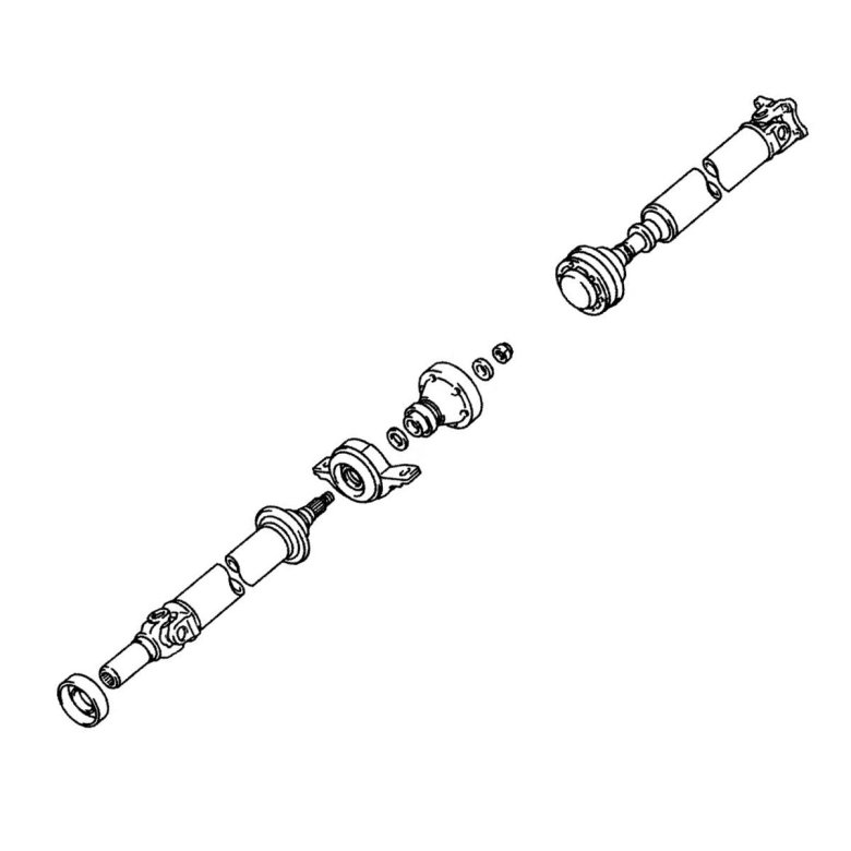 Карданный вал мицубиси л200 задний