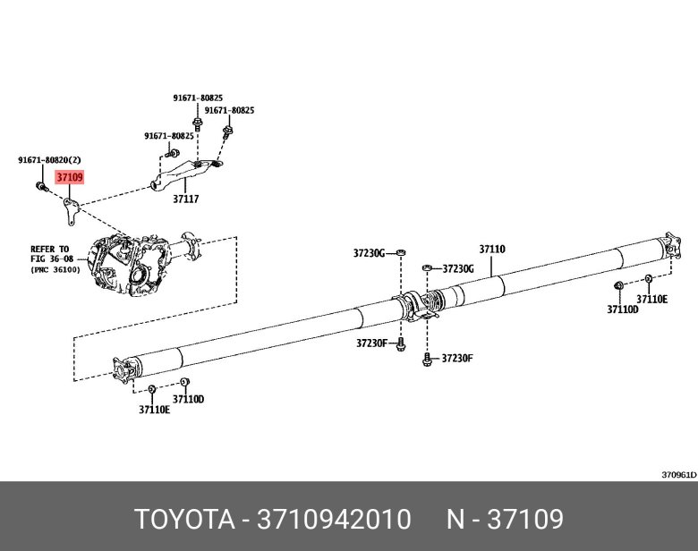 Тойота хайлюкс карданный вал