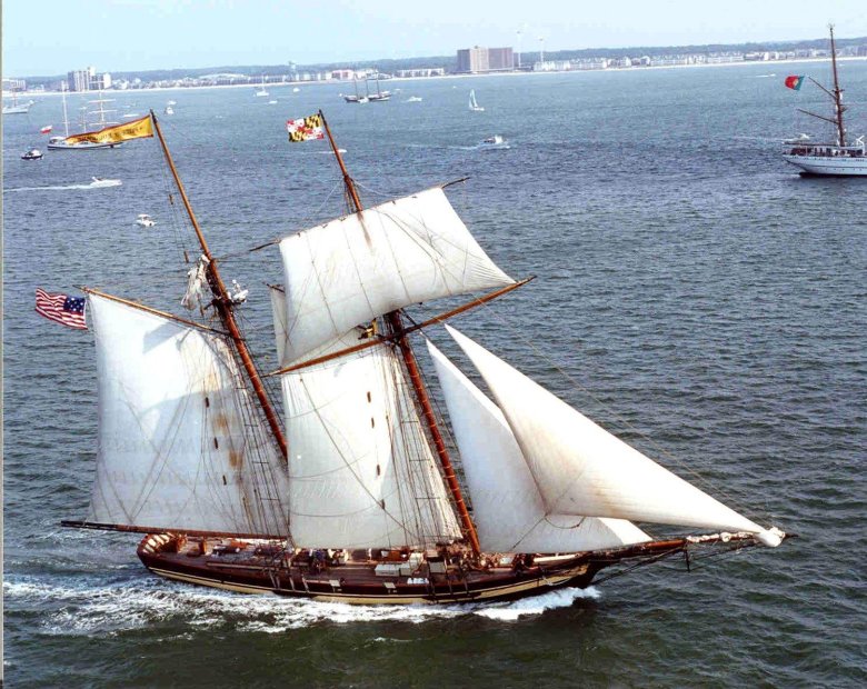 Марсельная шхуна 19 века