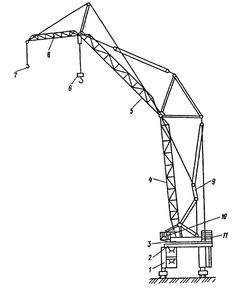 Стреловой рельсовый кран скр-3500