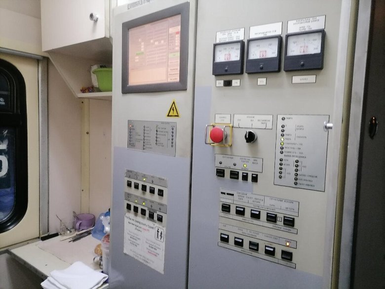 Щит управления пассажирского вагона твз