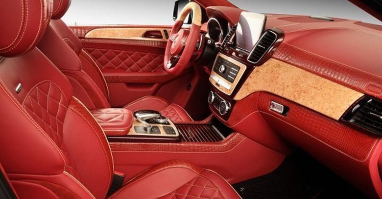 Mercedes gle красный салон