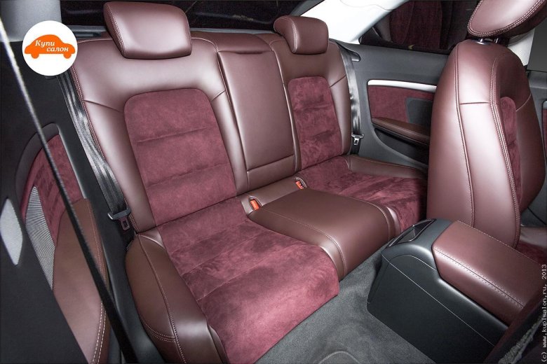 Алькантара салон автомобиля