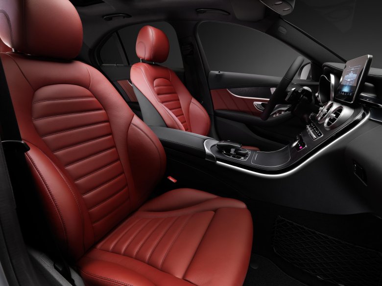 Мерседес w205 с красным салоном