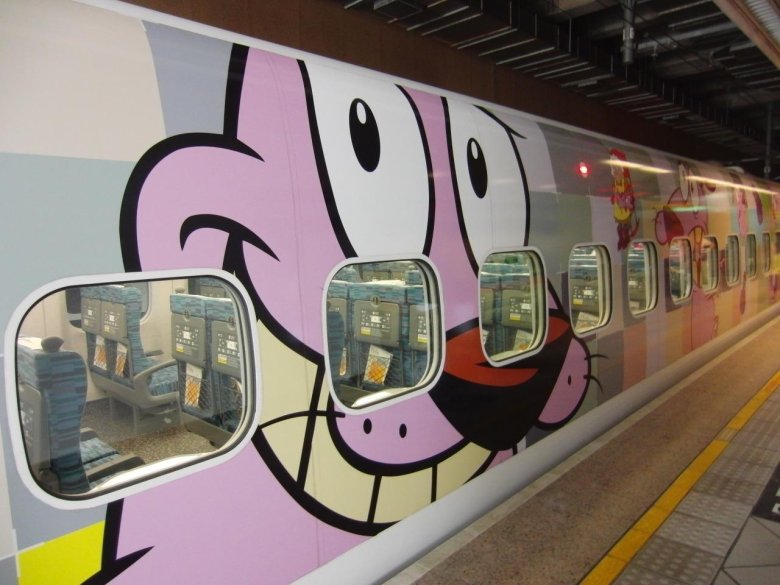 Мультяшный поезд