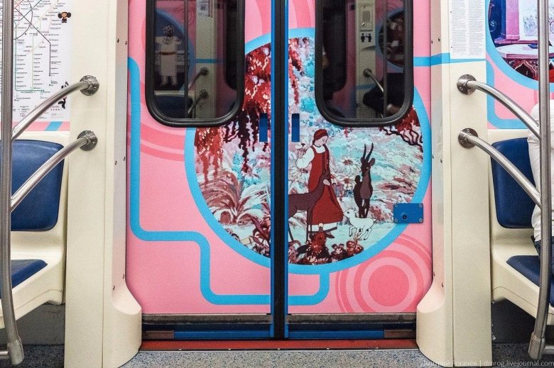 Поезд метро союзмультфильм