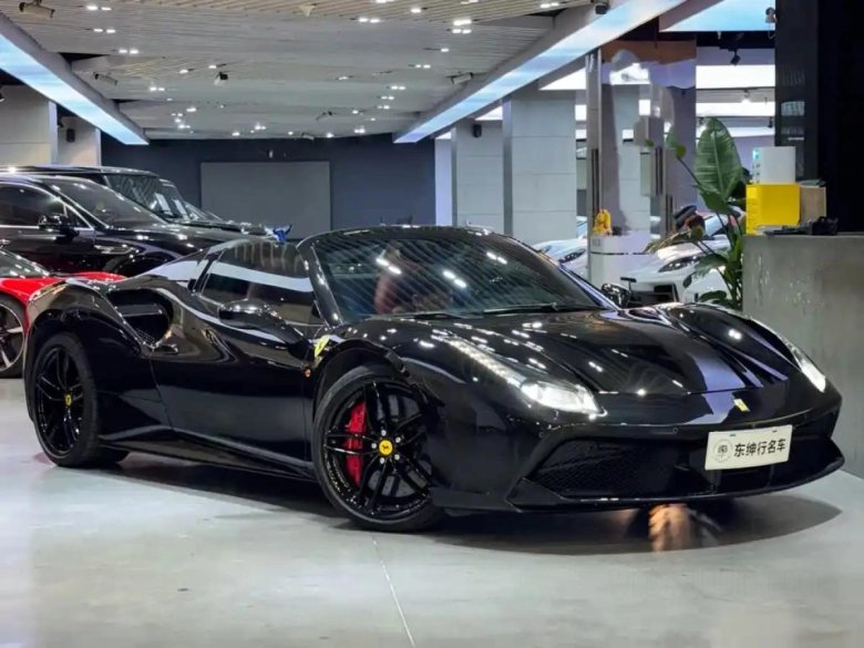 Ferrari 488 gtb black