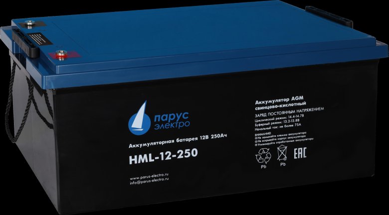 Парус электро аккумуляторы hml 12 45