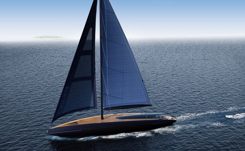 Концепт парусной яхты c300