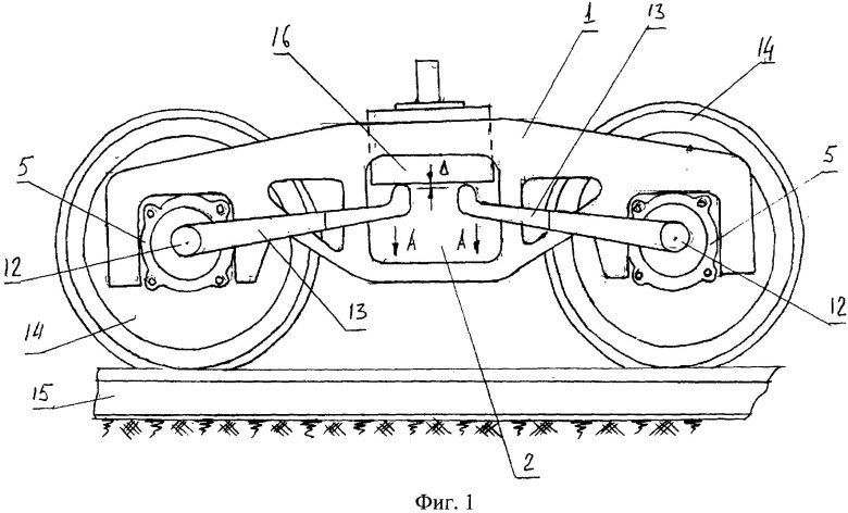 Тележка грузового вагона конструкция
