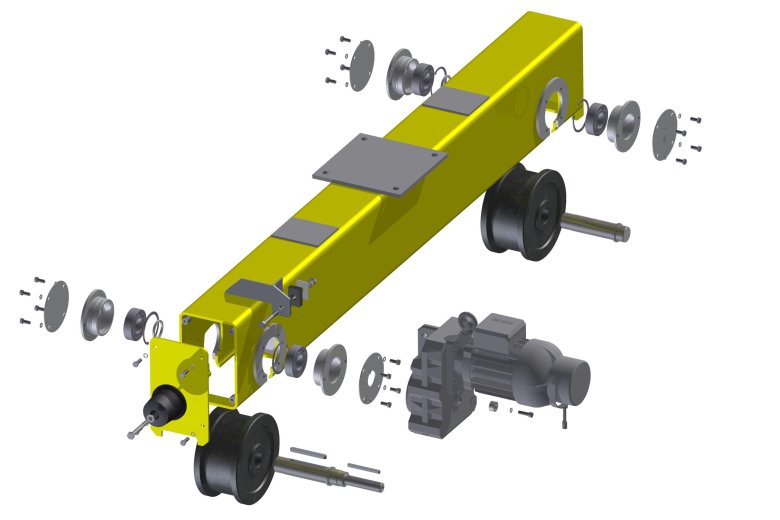 Концевые балки опорного мостового крана