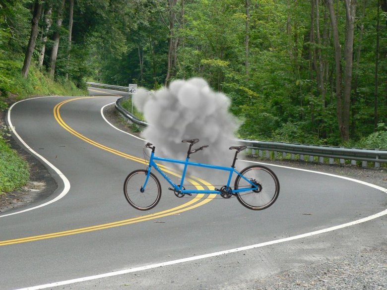 Тандем велосипед кастом