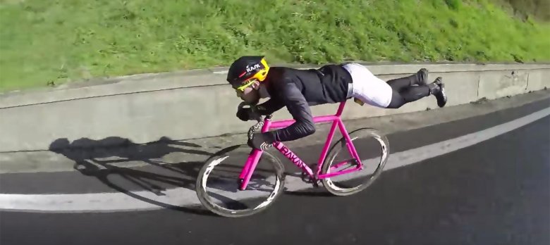 Посадка на велосипеде